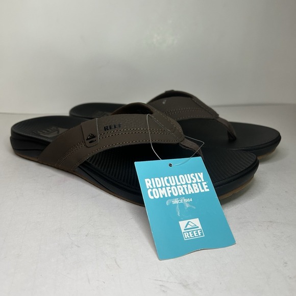 New Reef Cushion Spring 2.0 Brown /Black Men's 8 Women's 9.5 - Picture 1 of 9